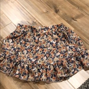 Floral casual skirt